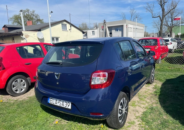 Dacia Sandero cena 20990 przebieg: 100974, rok produkcji 2016 z Łask małe 137